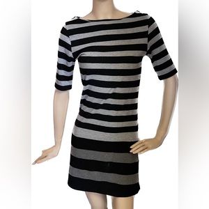 Derek Heart Ombré 3/4 Sleeve Dress